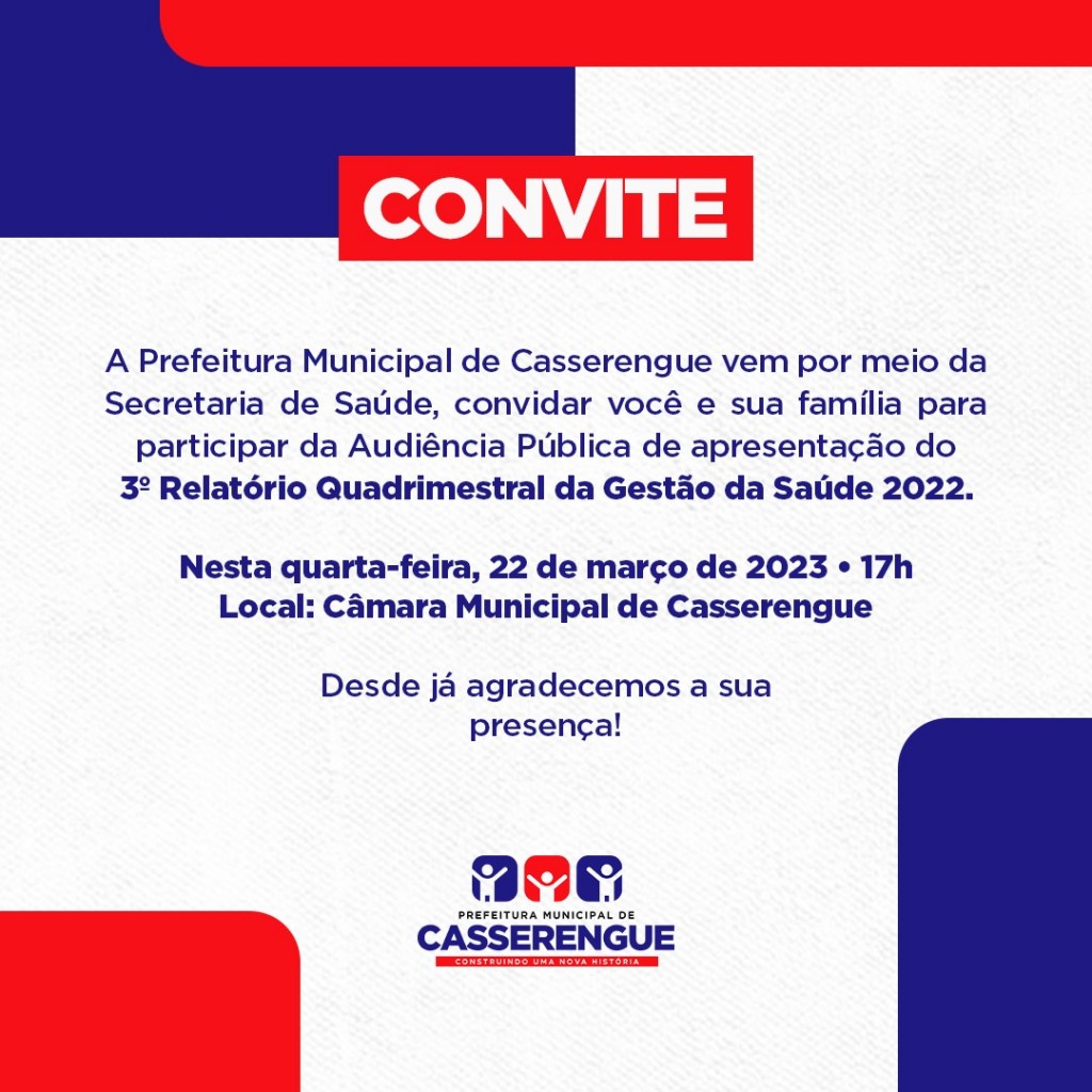 Notícias - Prefeitura Municipal de Casserengue